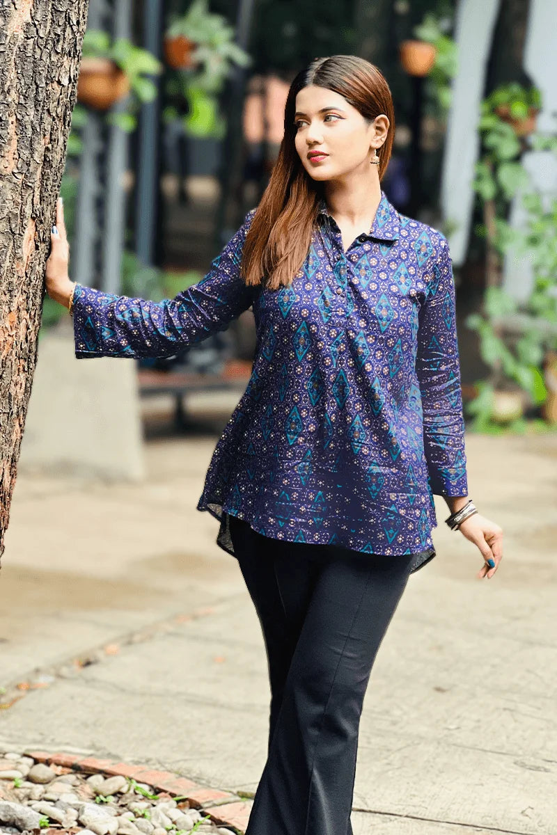 Showstopper Effortless Popover Loose Fitted Tops 0525 000404