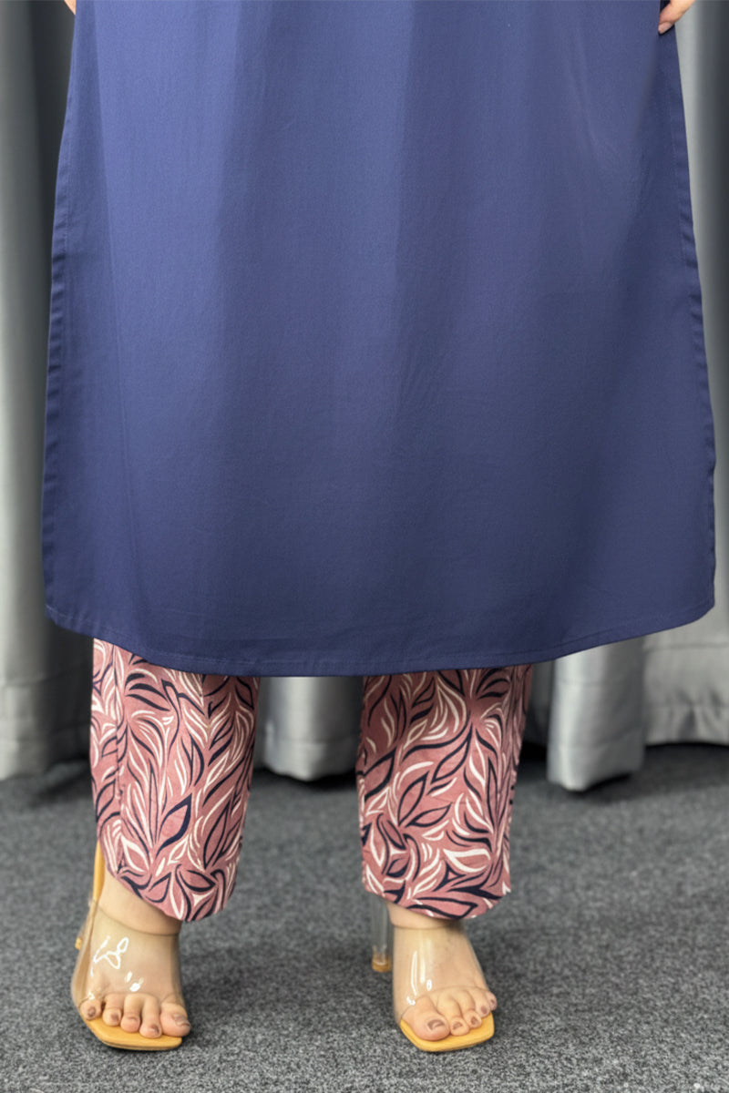 Showstopper Indigo Bloom Kurti set 0925 000441