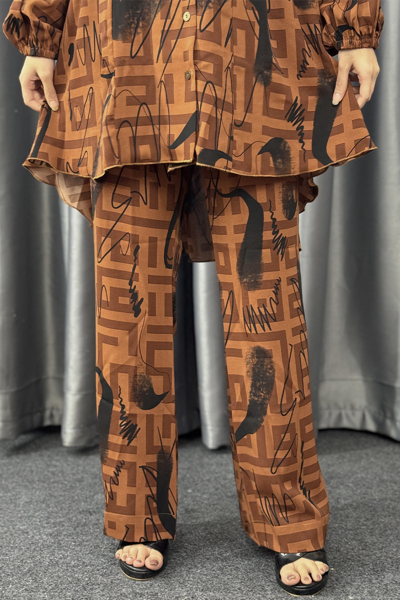 Showstopper Cocoa Petal Luxe Co-ord 0925 000438