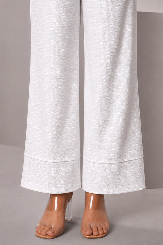 Showstopper chikankari Bell-bottom pant 0626 000542