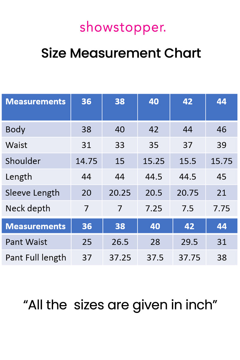 Showstopper Charcoal Bloom Kurti set 0925 000440