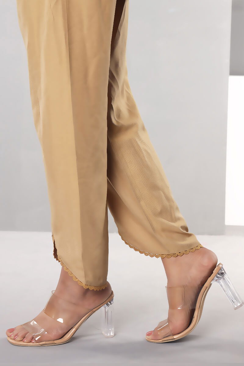 Showstopper Beige Cashmilon Fabric Tulip Pant Women P01 - showstopperbd.com
