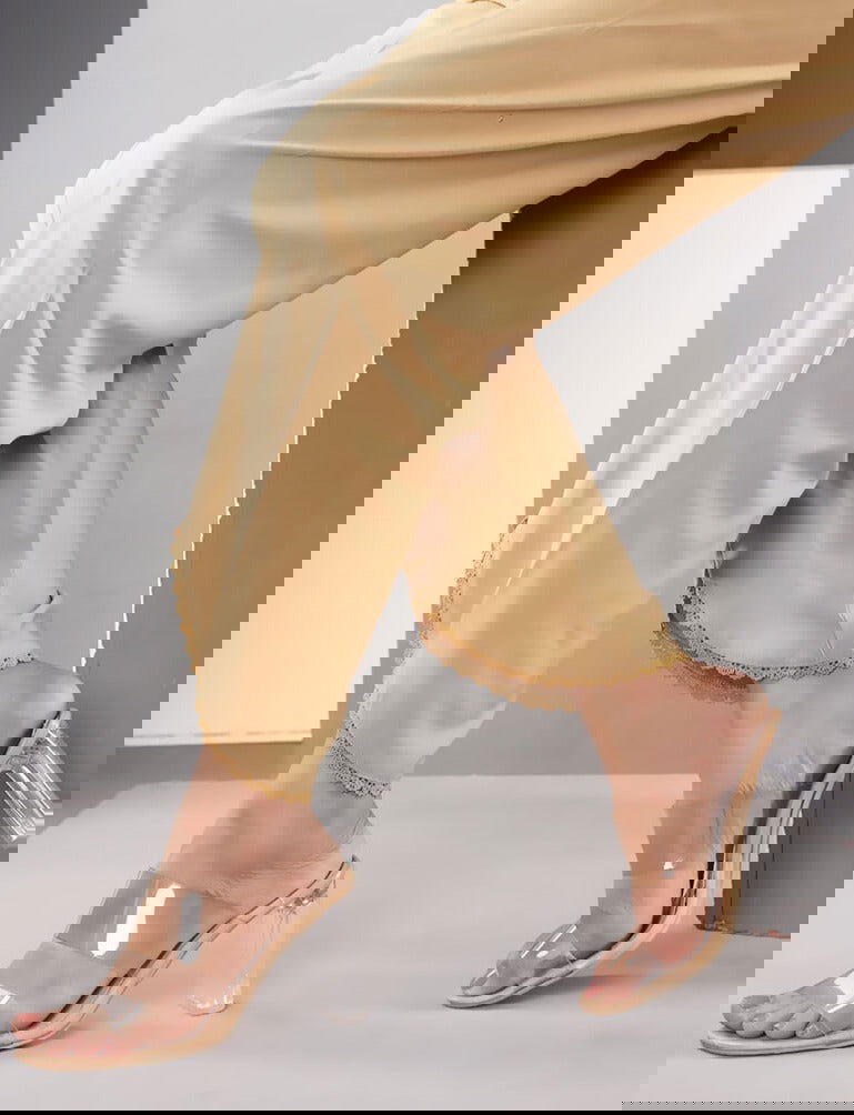 Showstopper Beige Cashmilon Fabric Tulip Pant Women P01 - showstopperbd.com