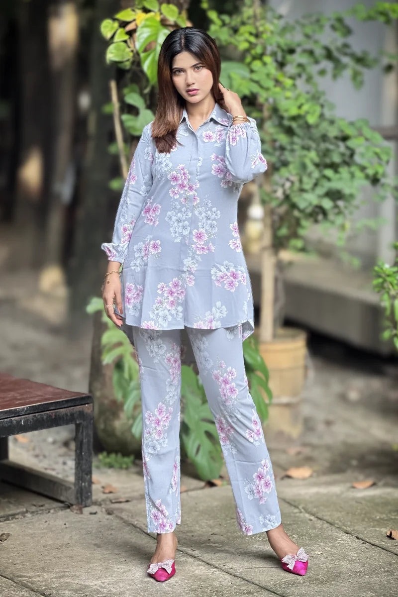 Showstopper Pastel Blossom Tunic Set 0825 000421