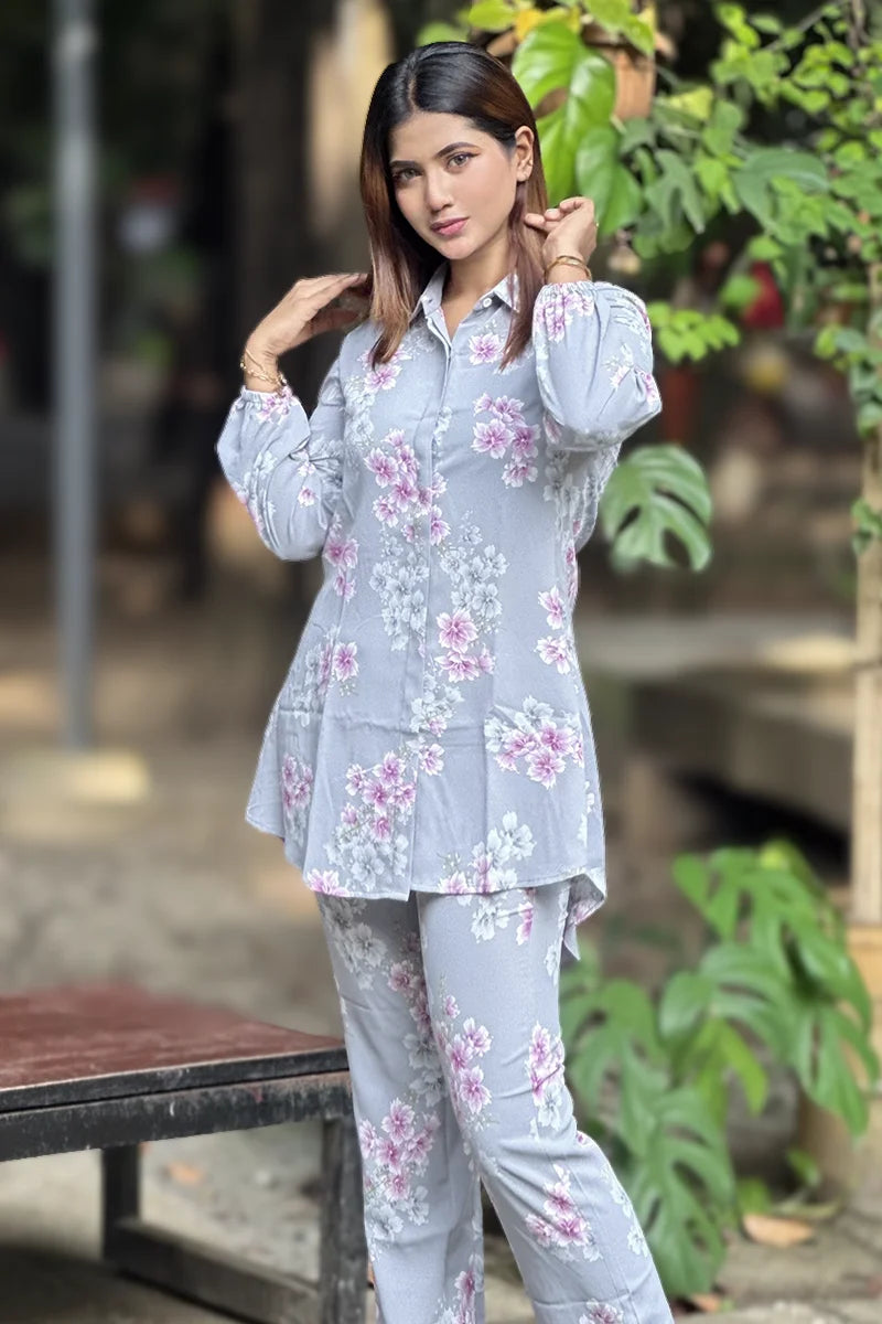 Showstopper Pastel Blossom Tunic Set 0825 000421