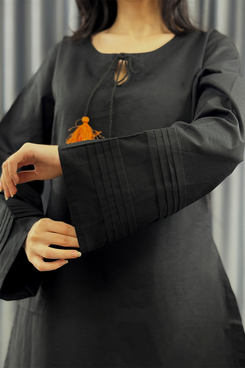 Showstopper Charcoal Bloom Kurti set 0925 000440