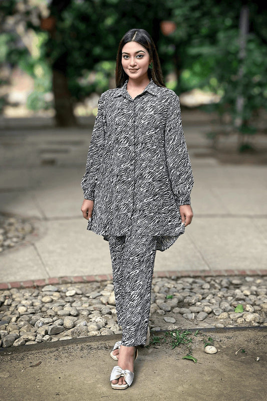 Showstopper Wild Streak Loose Fitted Co-ord Set 1224 000368