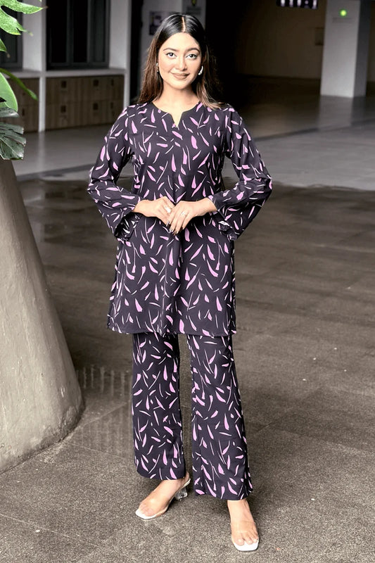 Showstopper Inkblot Bloom Loose Fitted Co-ord Set 0525 000386