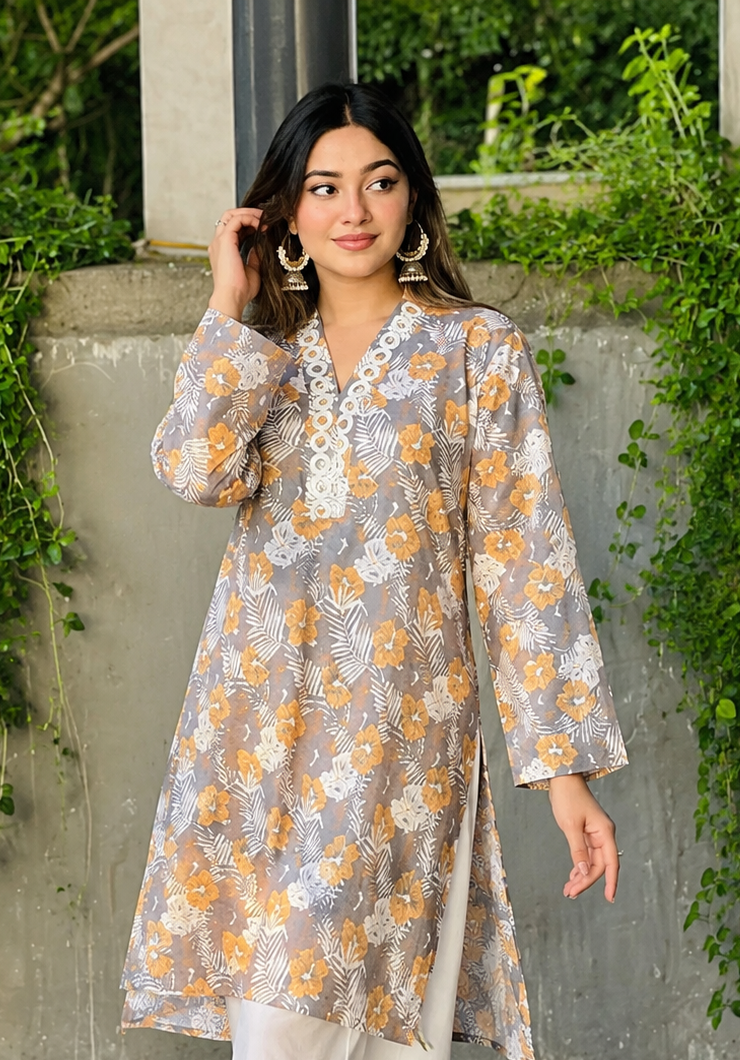 Showstopper Golden Bloom kurti 0526 000505