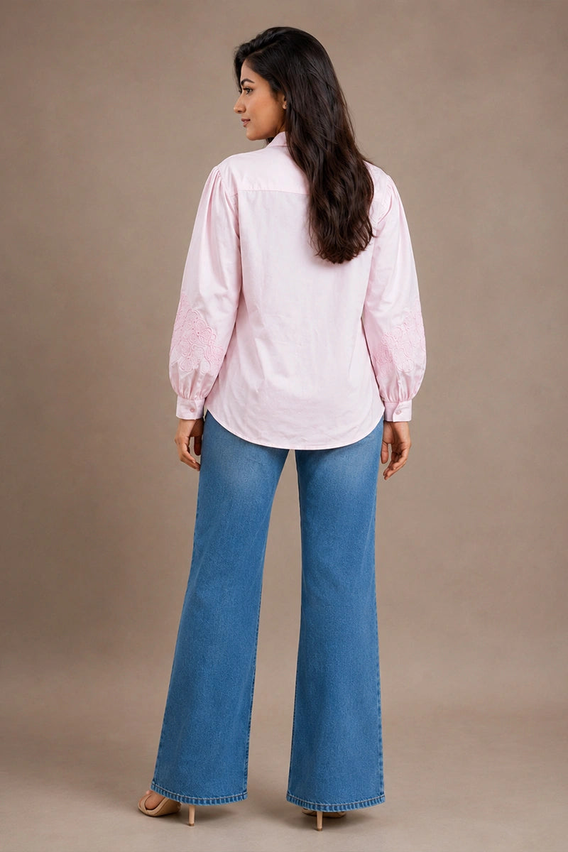 Showstopper Embroidered Petals Top 0626 000531
