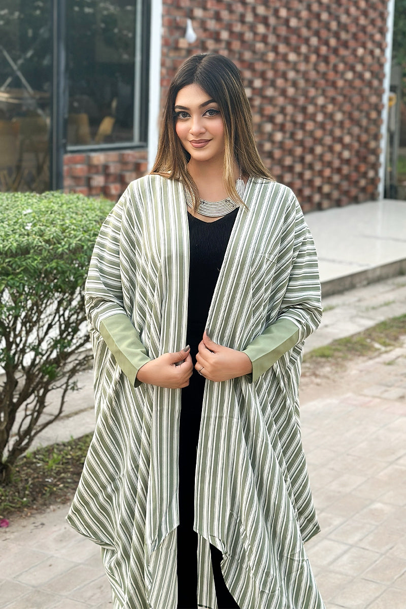 Showstopper Meadow Stripe Drape Shrug 0223 000147
